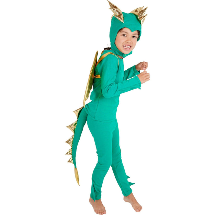 Emerald Sky Dragon Pajama Costume