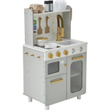 Little Chef Memphis Small Play Kitchen - Gray/Gold