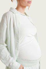 Easy Maternity & Nursing Button-Down Shirt