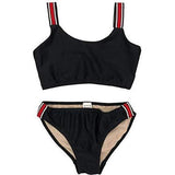 Two Piece Two Piece Stripe Swimsuit