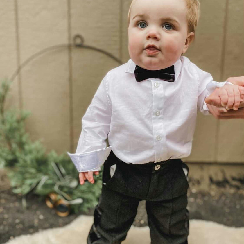 Tuxedo Shirt and Pants Set