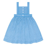 girls le marin dot french terry bib dress
