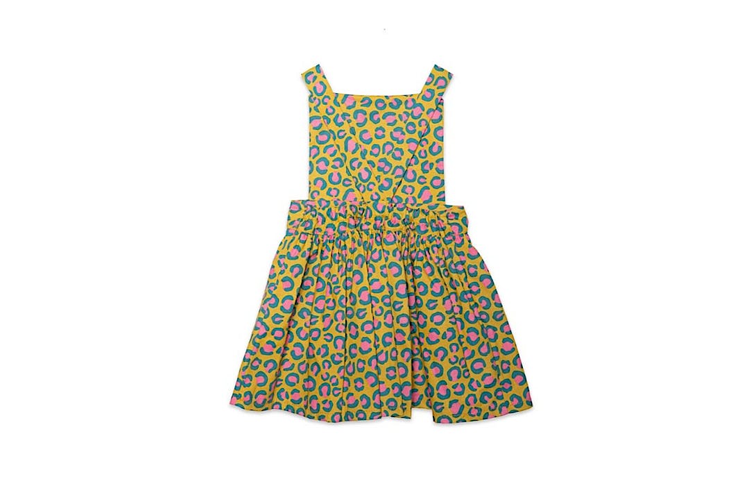 Pinafore Dress in Cheetah