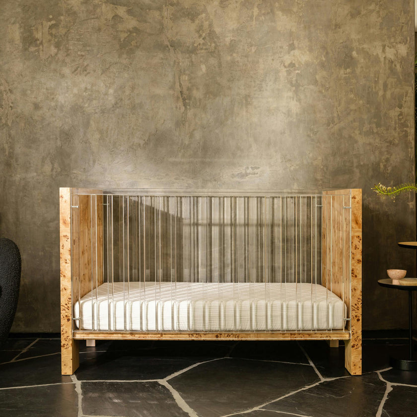 Altair Burl Wood Crib
