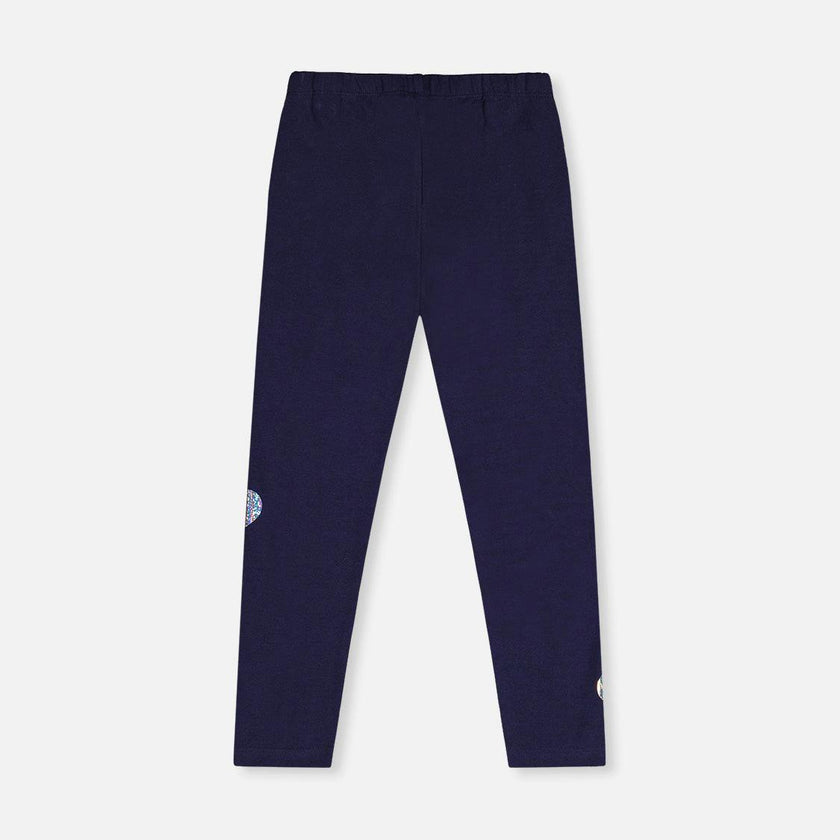 Organic Cotton Leggings Dark Blue