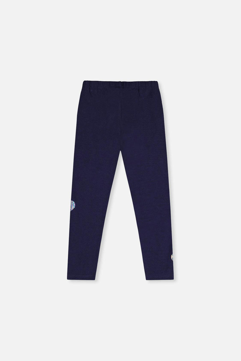 Organic Cotton Leggings Dark Blue