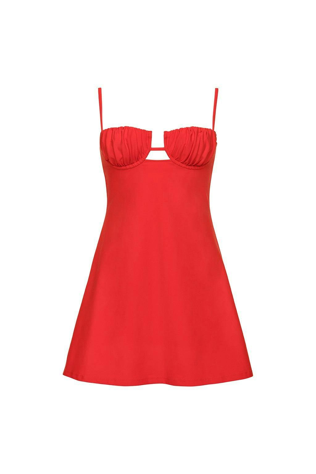 Petal Short Slip Dress