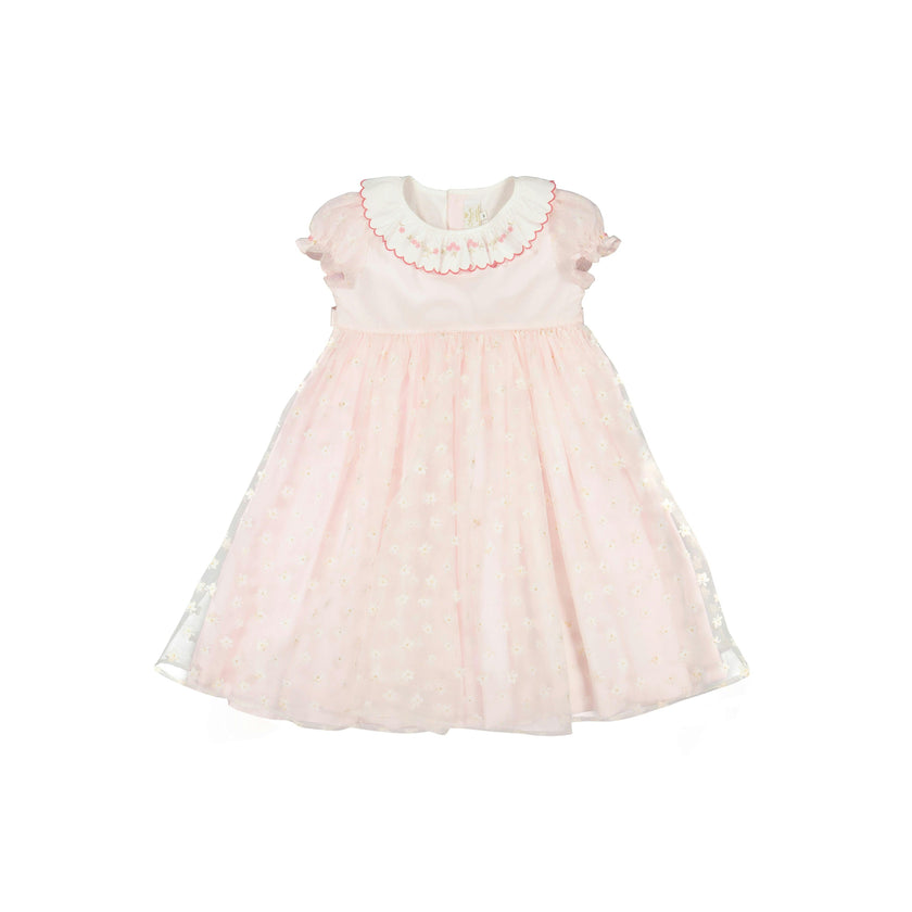Cordelia Pink Dress with Tulle