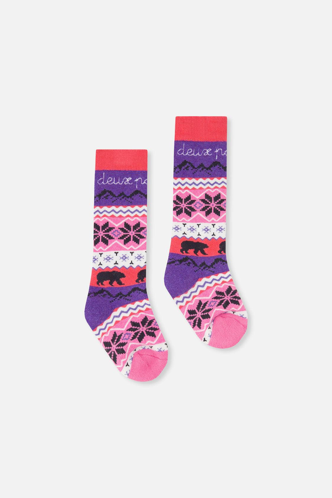 Baby Ski Socks Pink