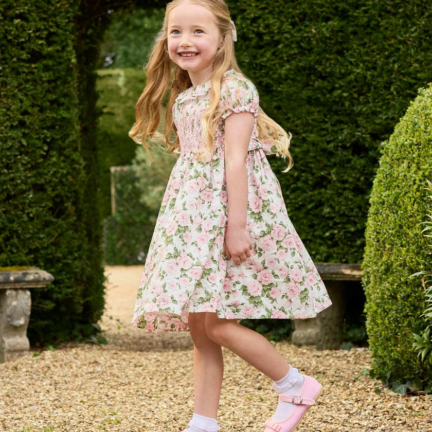 Carline Rose Smocked Dress