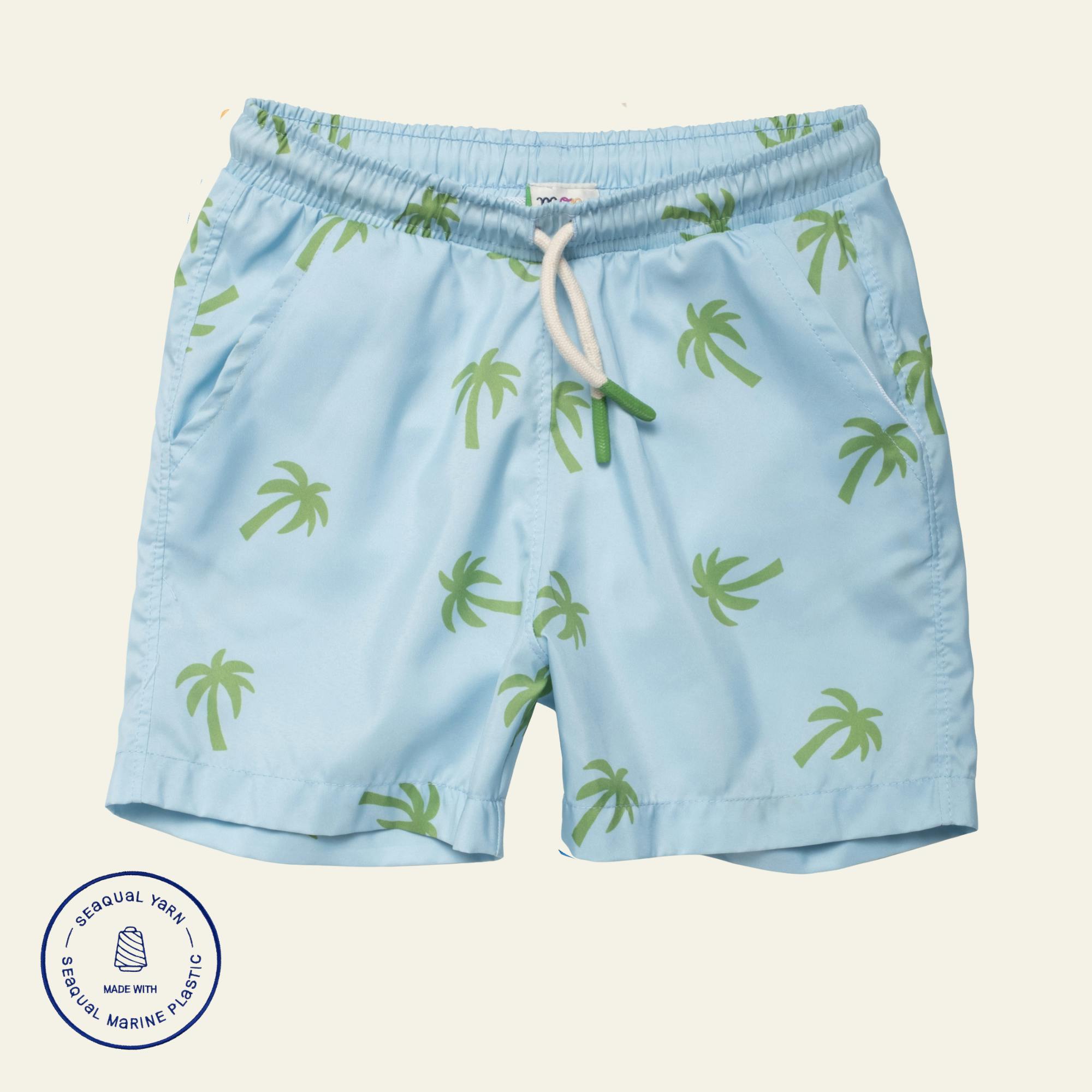 Recycled Palm Tree Swim Trunk
