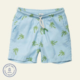 Recycled Palm Tree Swim Trunk