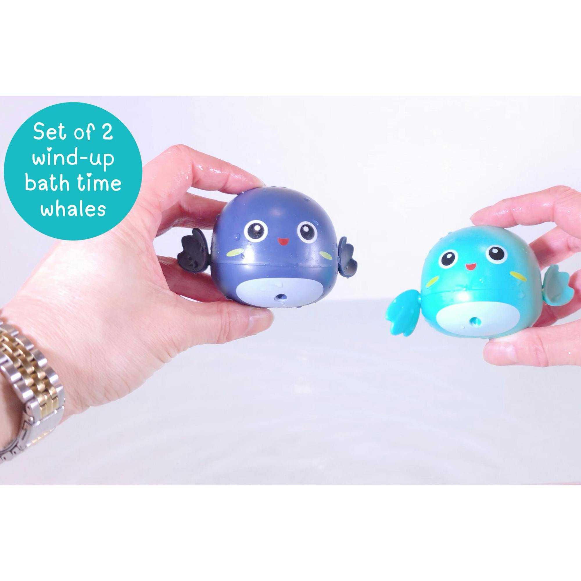 Bath Time: Wind-Up Whales
