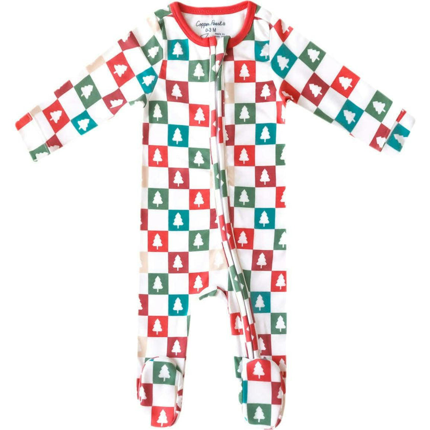 Ultra Soft Long Sleeve Zip-Up Footie Pajama, Prints