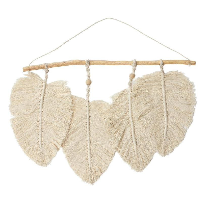Willow Boho Leaf Wall Decor