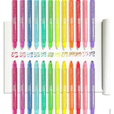 Make No Mistake! Sparkle Glittery Erasable Markers - Set of 12