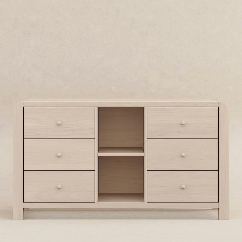 Babyletto Kids TipToe 6-Drawer Assembled Dresser with Cubbies