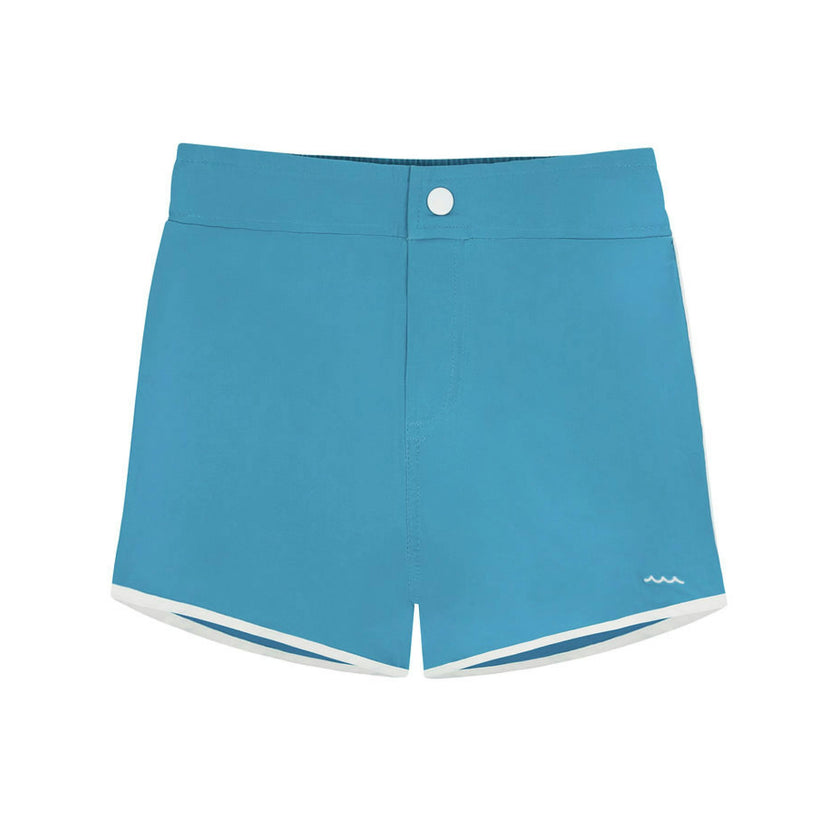 boys cerulean blue board short