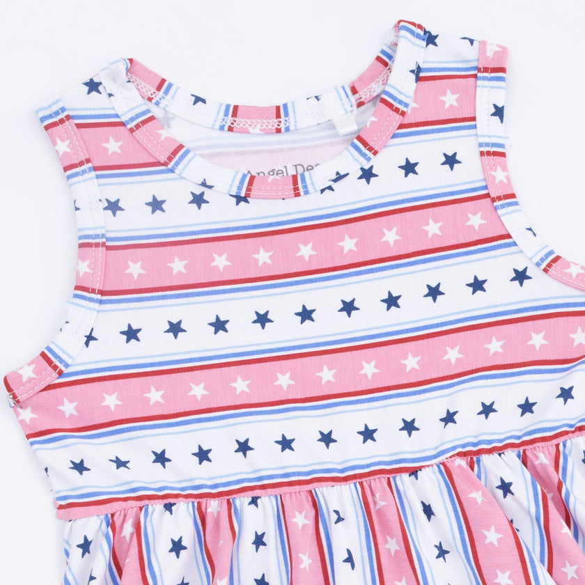 Stars and Stripes - Tank Dress with Bloomer