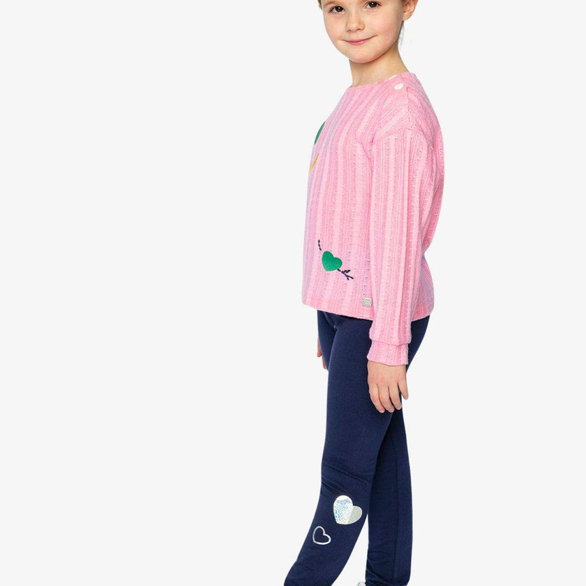 Organic Cotton Leggings Dark Blue