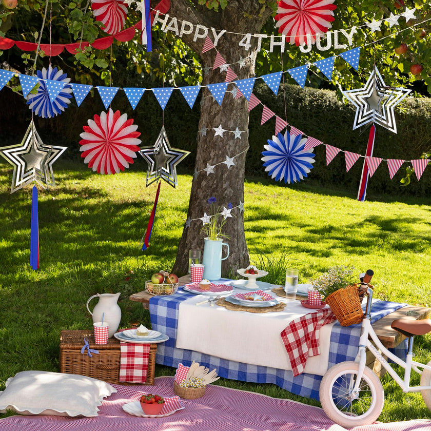 4th July Stars & Stripes Garland Set