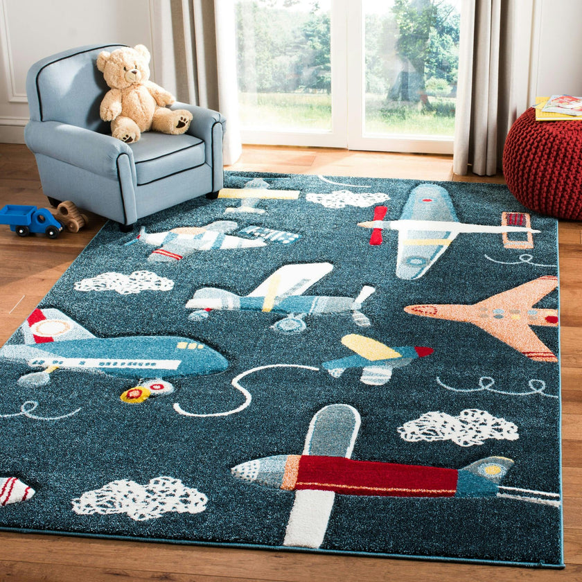Carousel Kids Charlie Rug, Navy