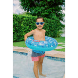 Pool Tube 27" Blue Pattern