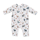 Southern Woodland Animals Green - Uni Romper