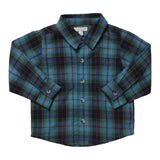 Boys Jack Shirt - Blue Tartan