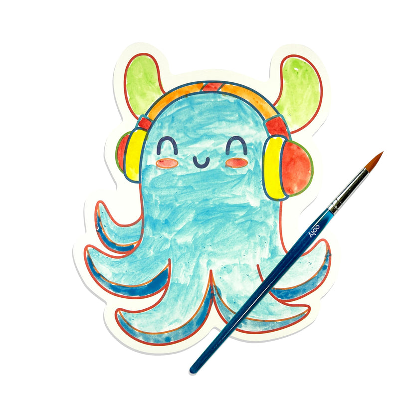 Playful Painters Easy Watercolor Painting Kit - Ocean Fun