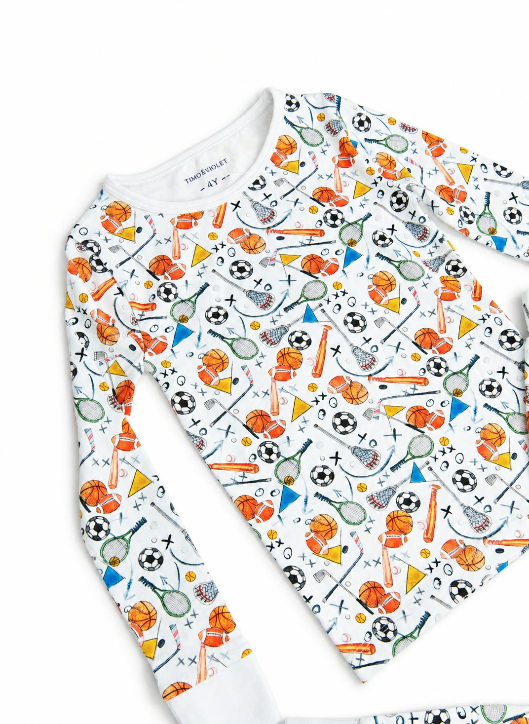 Children's Two Piece Pajamas - Good Sport