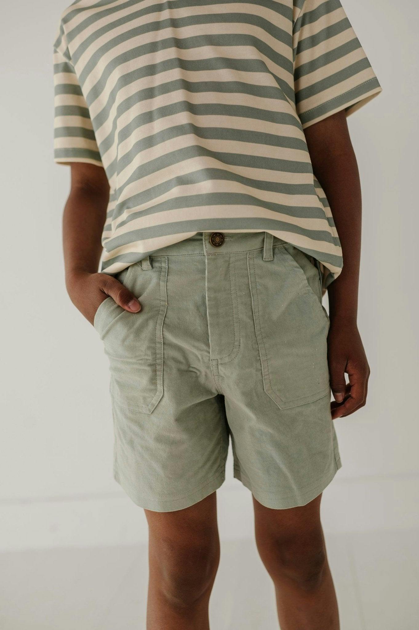 Corduroy Shorts Desert Sage