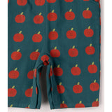 Apple Dungaree Shorts, Blue