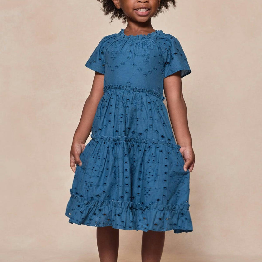 Mini Etta Dress in Cobalt