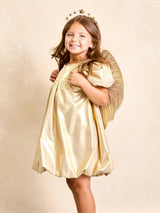 Gold Holiday Dress for Girls