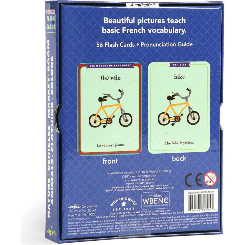 : French Vocabulary Flash Cards