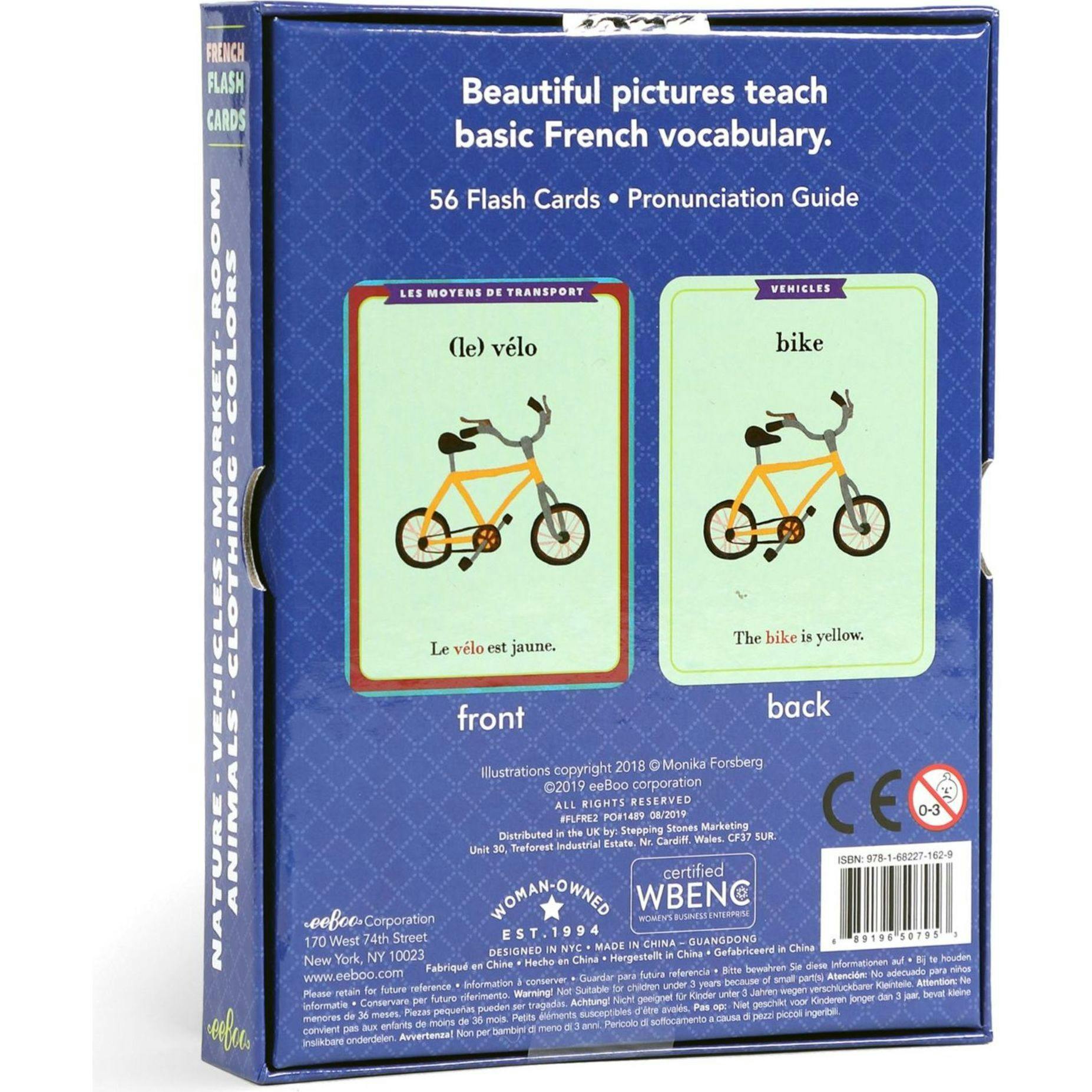 : French Vocabulary Flash Cards