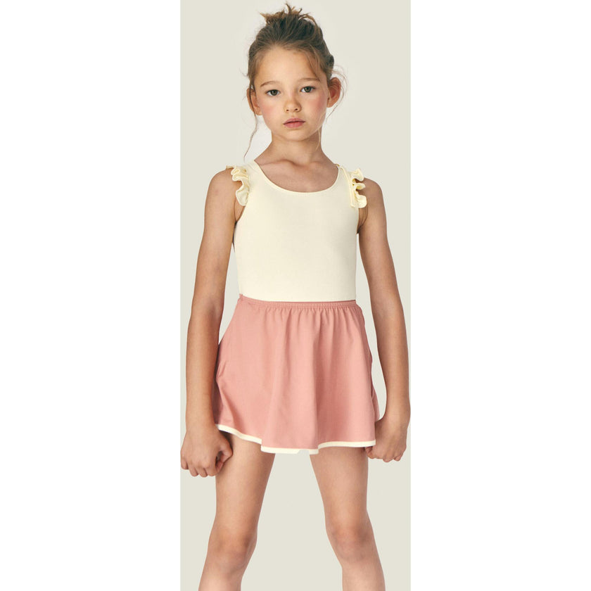 Mipounet SS26 Angelina, Swimwear Ecru Terracota