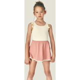 Mipounet SS26 Pauline, Swimw Skirt Ecru Terracota
