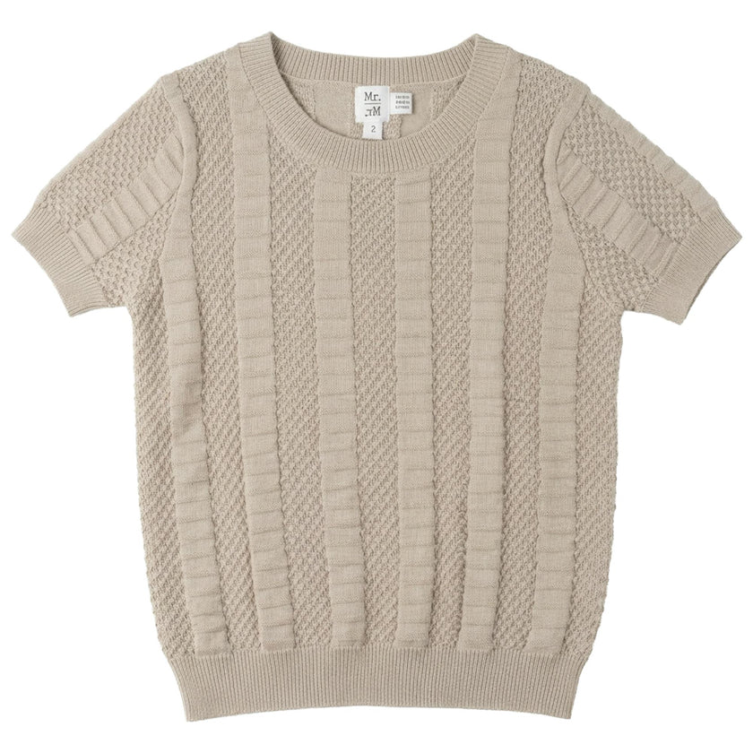 Textured Column Knit Sweater