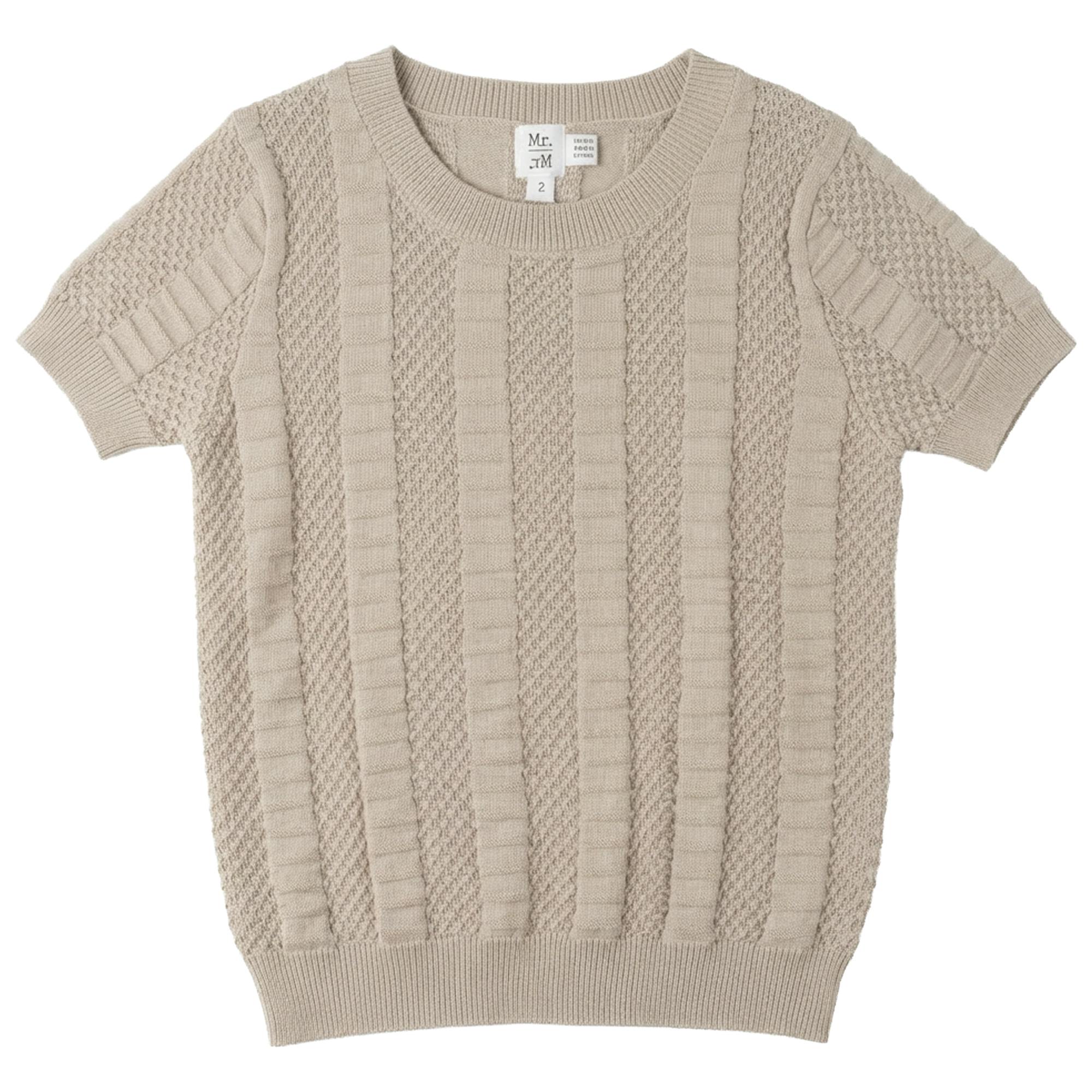 Textured Column Knit Sweater