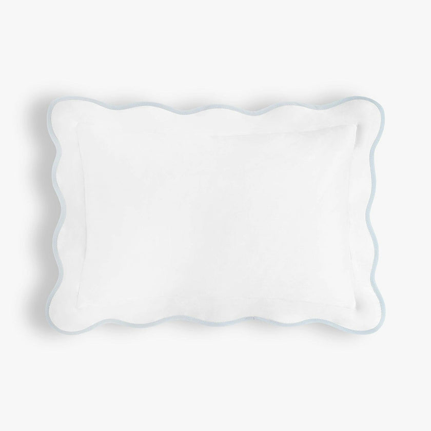 Soft Wave Toddler Pillow - Blue