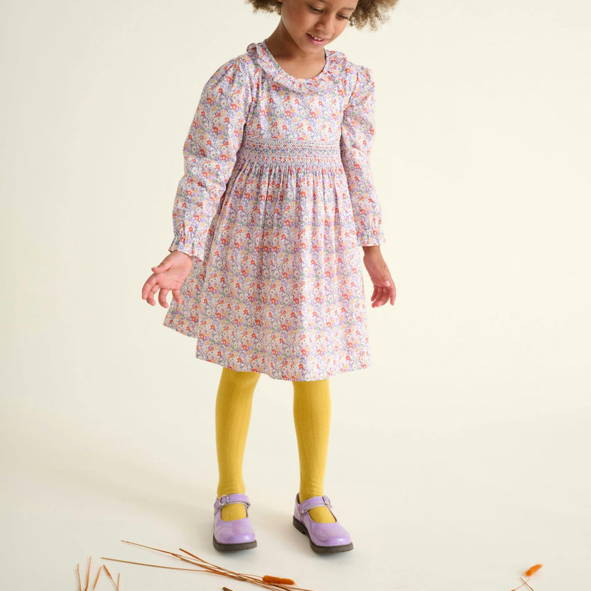 Smocked Girls Dress Coraline