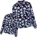 Starry Night Velvet Bomber
