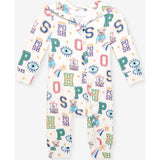 Brooke French Terry Zippered Hooded Romper