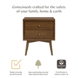 Palma Assembled Nightstand