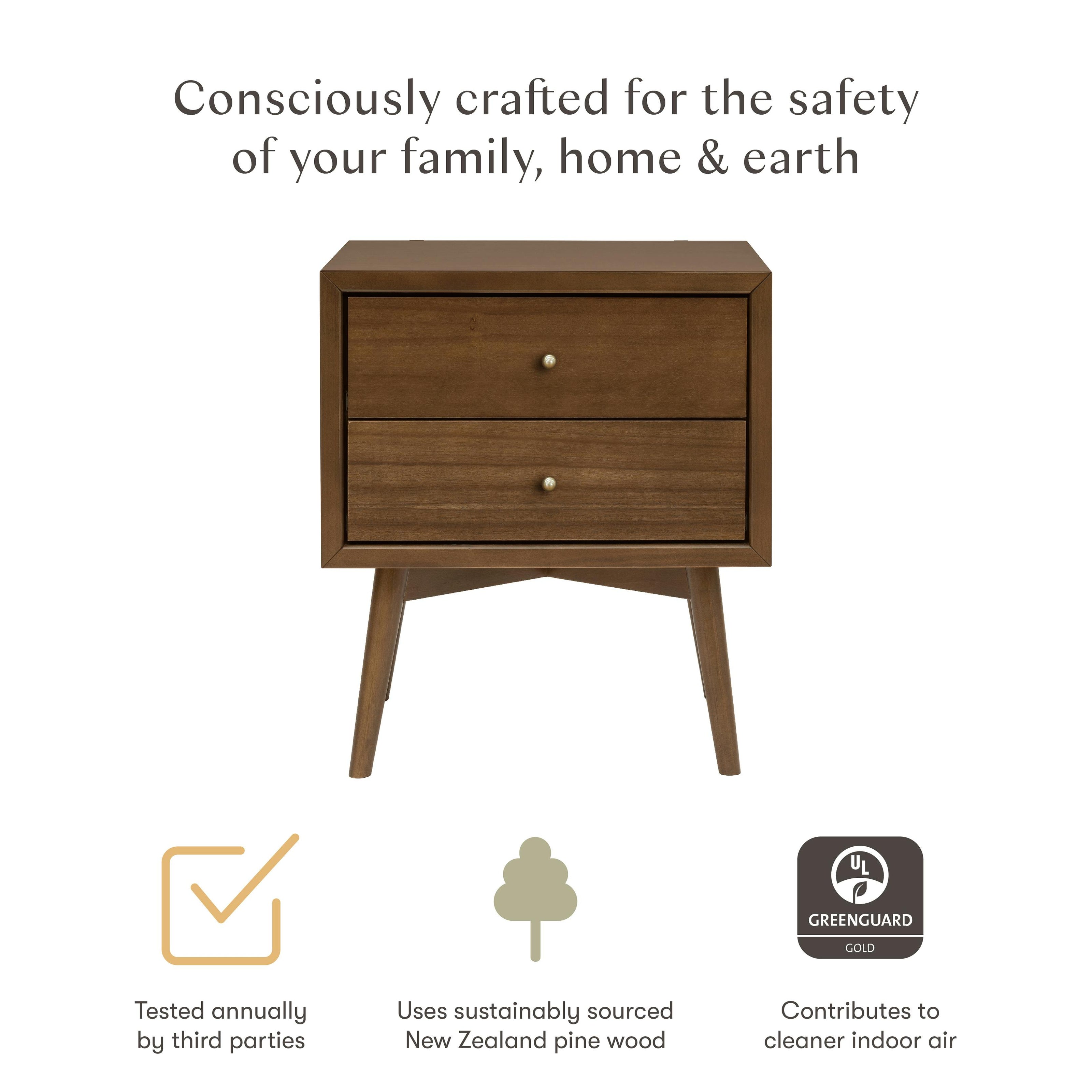 Palma Assembled Nightstand