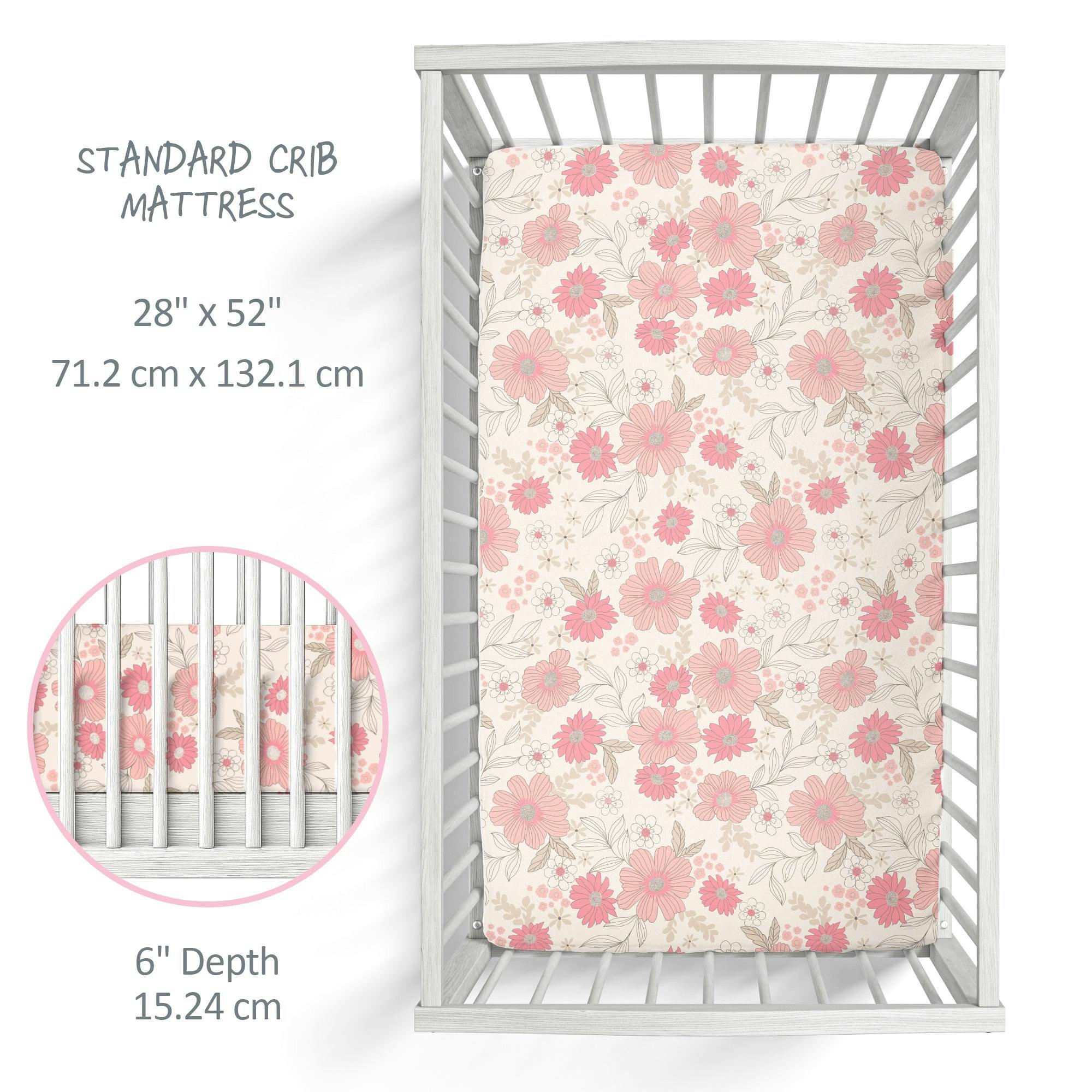 FRANKIE Fitted Crib Sheet