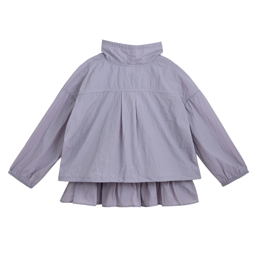 Purple Ruffle Top & Jacket Duo