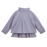 Purple Ruffle Top & Jacket Duo